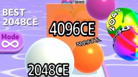 [ NEW HIGH SCORE : 4096CE ] Ball Run 2048 INFINITY MODE vs Epic Ball Run 3D / Numbers Ball Run 3D