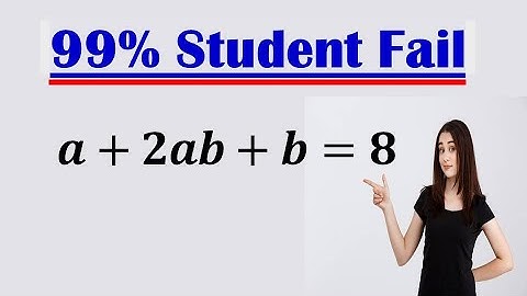 Harvard University Interview Question | Find a & b?
