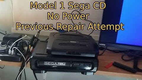 Repairing a Model 1 Sega CD with No Power, Previous Repair Attempt