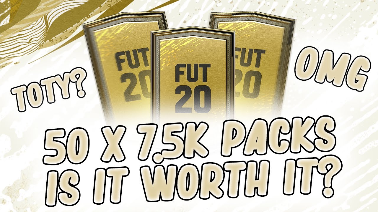 7.5K PACKS OP?! WHAT DOES 50x 7.5K PACKS GET YOU IN PRE-SEASON!! FIFA 20 PACK OPENING EXPERIMENT!