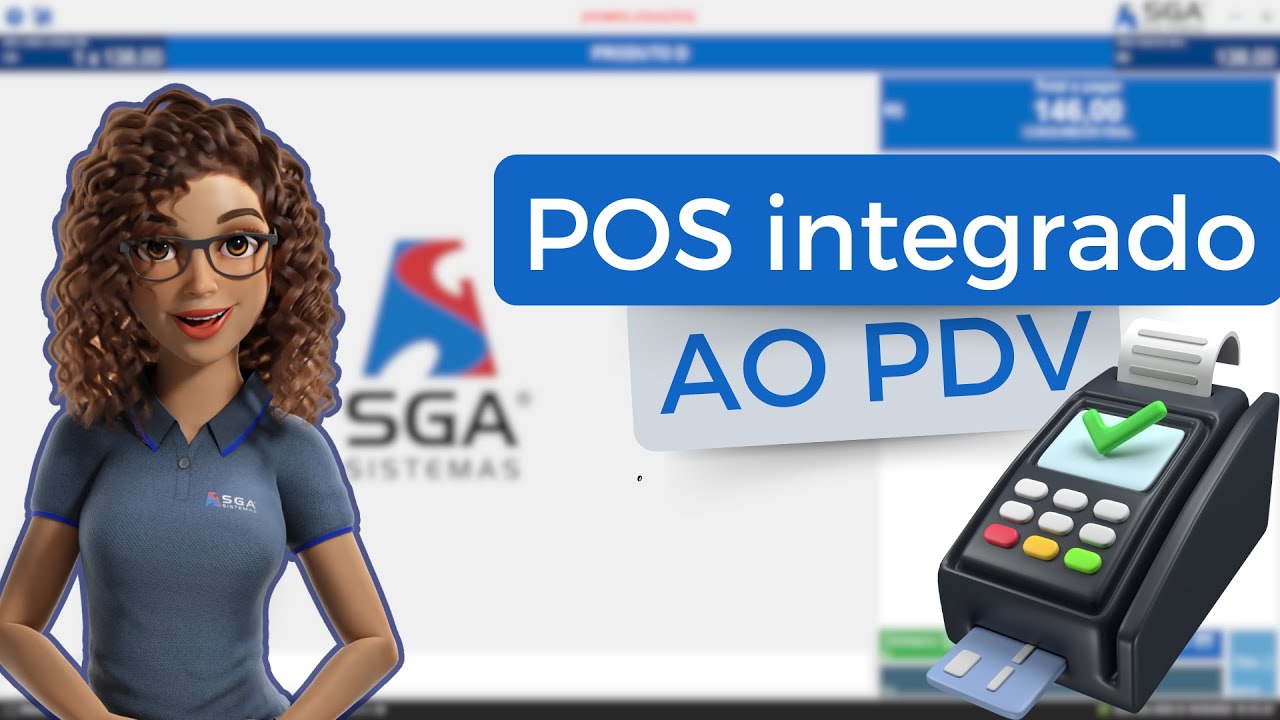 POS integrado ao PDV - YouTube