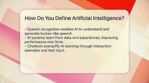 How Do You Define Artificial Intelligence? - The SciFi Reel