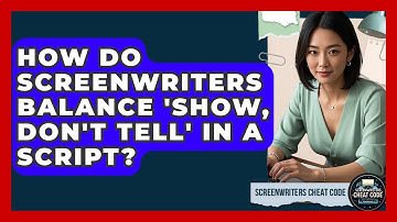 How Do Screenwriters Balance 