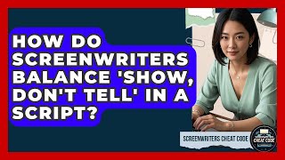 How Do Screenwriters Balance Show, Dont Tell In A Script? - Screenwriters Cheat Code