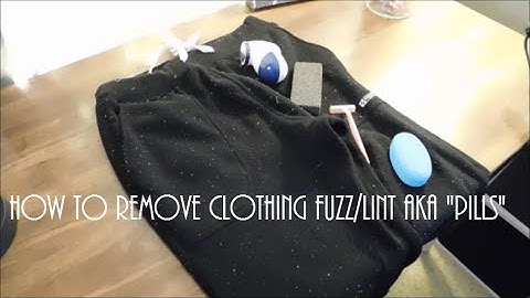 HOW TO || Remove Clothing Fuzz/Lint aka "Pills"