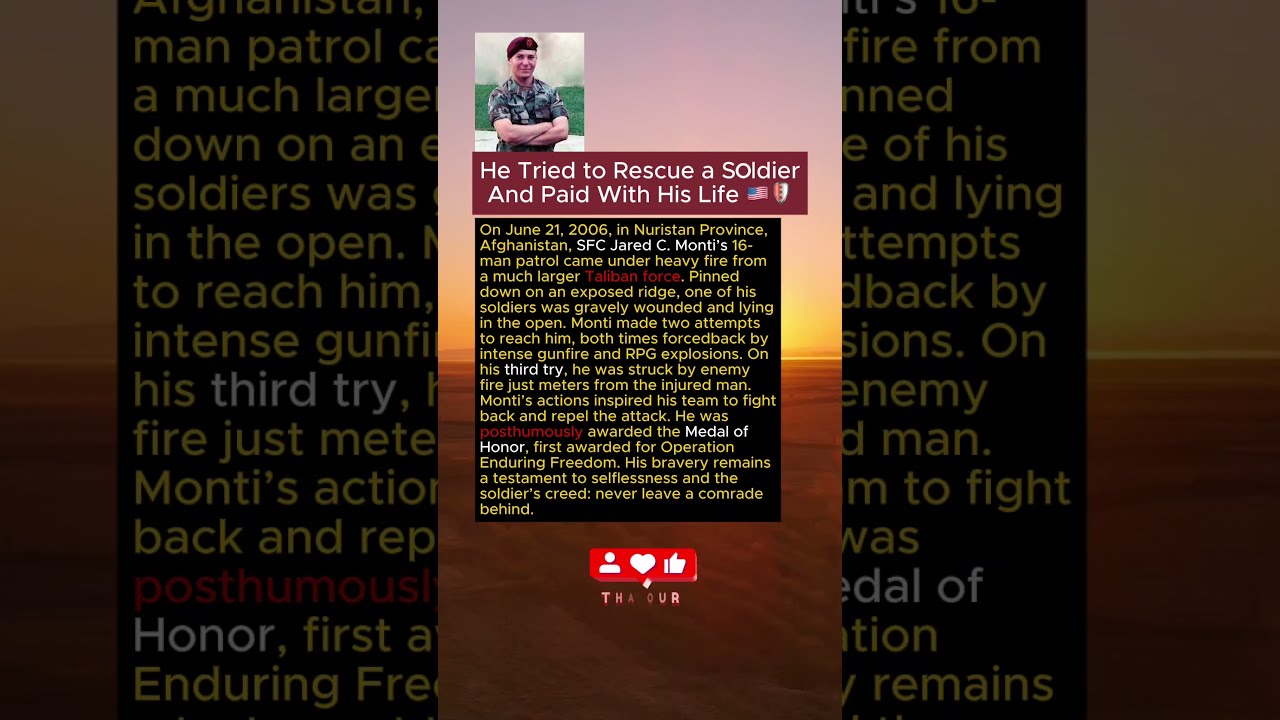 He Tried To Rescue A Soldier And Paid With His Life 