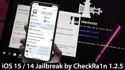 #checkra1n iOS 15.4.1 - 12.5.5 Jailbreak CheckRa1n Win!