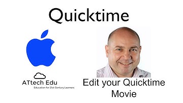 How to make simple edits in Apple Mac Quicktime - rotate flip trim join split movies in Quicktime