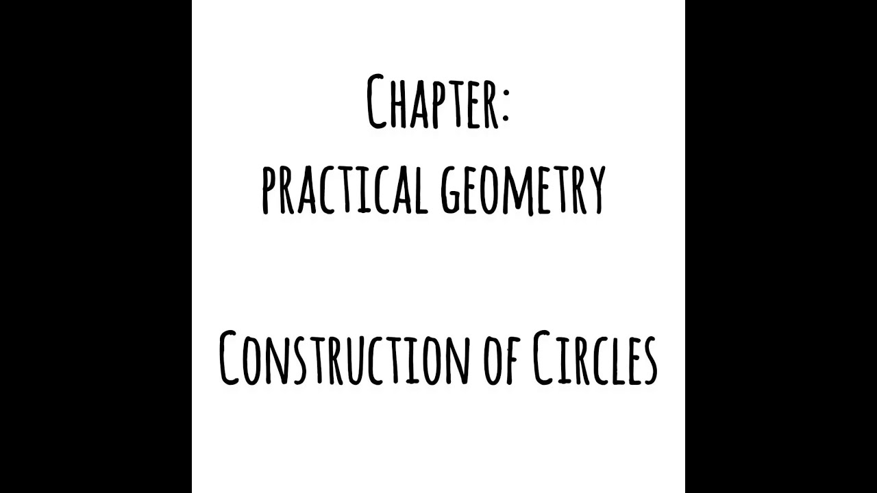 (06th Maths Short Video AP) Construction of circles - YouTube