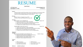 How to Make a Winning RESUME (easy)