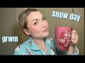 Snow day grwm no talking