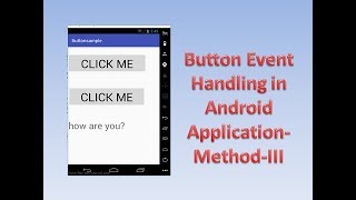 Button event handling using XML file ,Method-III,#12 screenshot 5