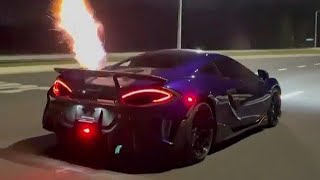 MCLAREN 600LT SHOOTING FLAMES ON THE INTERSTATE