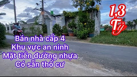 Tập 427: ( Đã bán )Bán nhà mặt tiền đường nhựa, dân cư cực đông, xung quanh tiện ích bao la