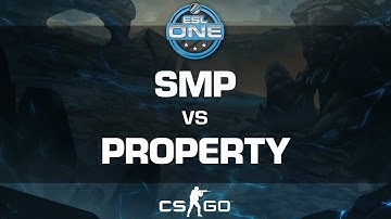 CS:GO - SMP vs. Property [Mirage] - ESL One 2015 Katowice - Qualifiers - Map 2
