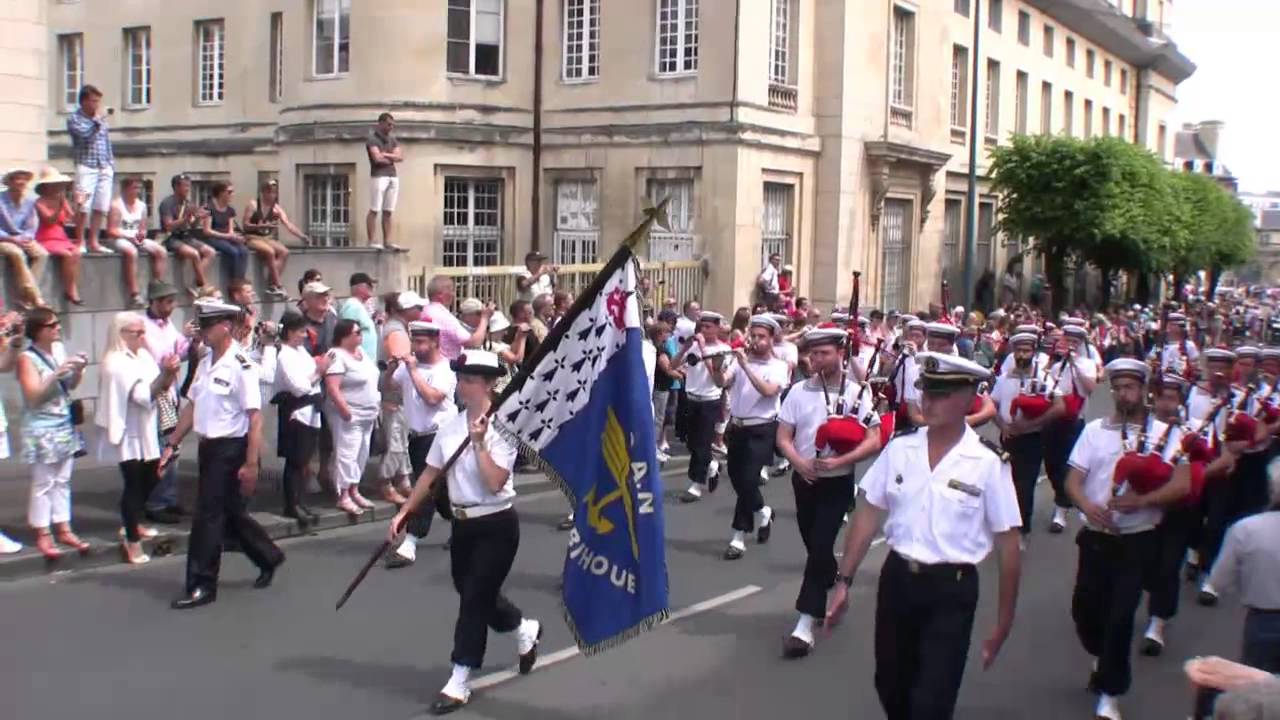 D-Day 2014. Parade musicale. Caen. Normandie.