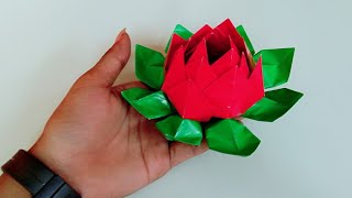 Origami Bunga Lotus -Cara Buat Bunga Teratai Dari Kertas Origami screenshot 5