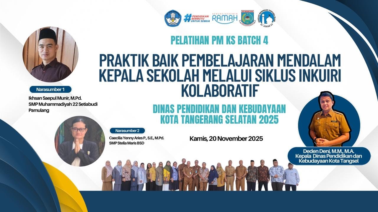 PRAKTIK BAIK PEMBELAJARAN MENDALAM KEPSEK MELALUI SIKLUS INKUIRI KOLABORATIF KOTA TANGSEL