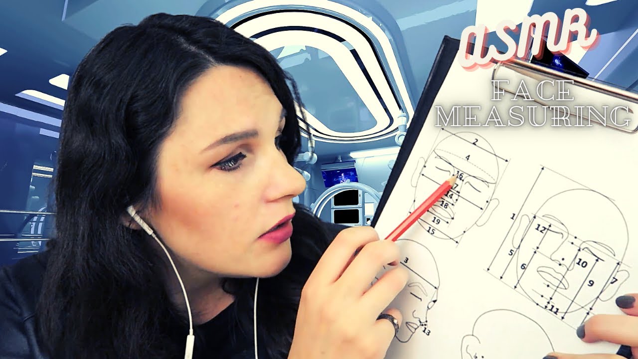 ASMR po polsku Przygotowania do Tajnej Misji 🕵️ Mierzenie Twarzy | ASMR Face Measuring #Roleplay