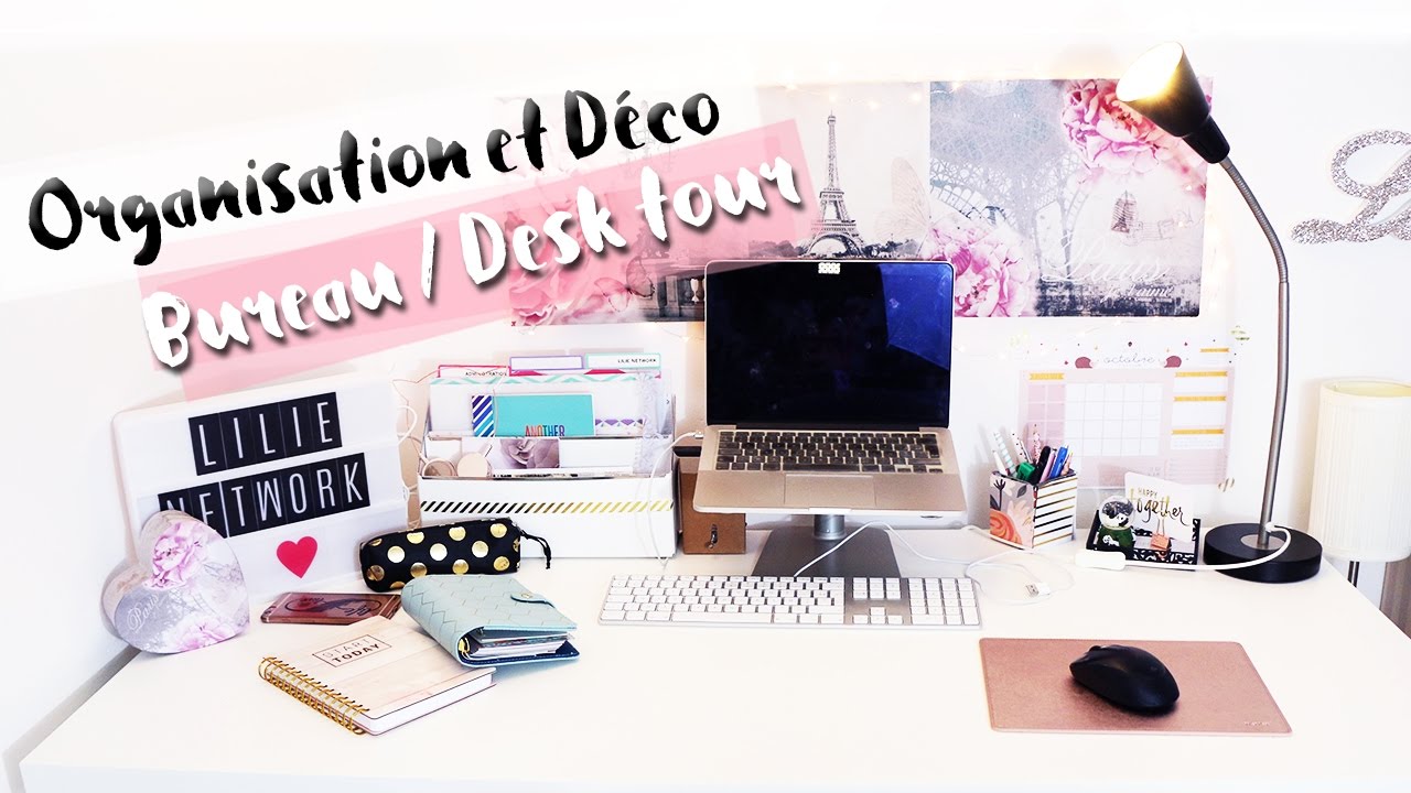 Organisation & décoration bureau • Rangement DIY