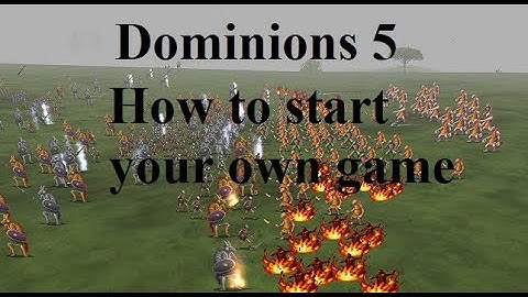 How to host a Dominions 5 game on Discord!