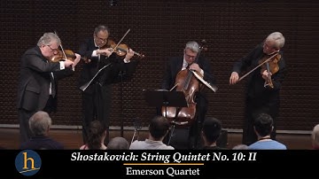 Shostakovich: String Quartet No. 10 - II. Allegretto Furioso | Emerson String Quartet |