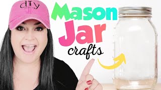 Insanely GENIUS Mason Jar DIY Crafts For Home Decor