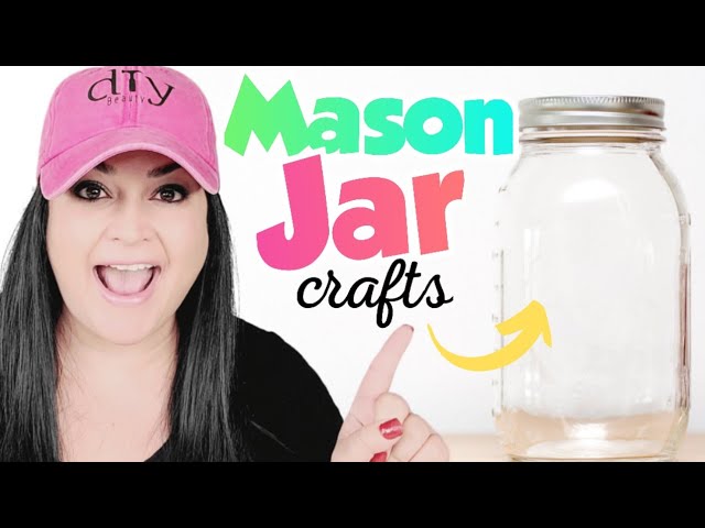 Pink Vintage-Look Mason Jars - Mason Jar Crafts Love
