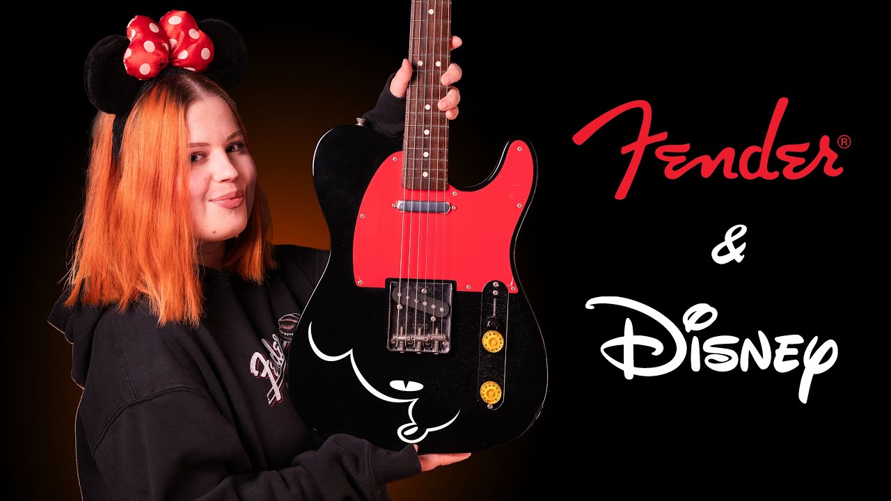 Fender x Disney?! SUPER RARE Mickey Mouse Telecaster MIJ - YouTube