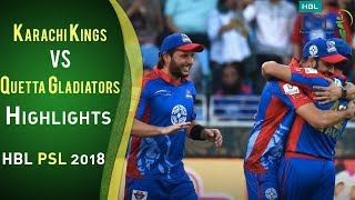 Full Highlights | Karachi Kings Vs Quetta Gladiators | 23 February | Match 2 | HBL PSL 2018 | PSL screenshot 1
