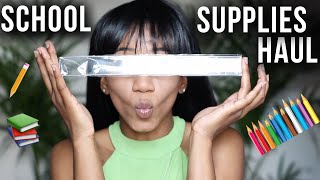BACK TO SCHOOL SUPPLIES HAUL CHECKLIST! Highschool,College/University)Books,Pens,Bag | Annesha Adams