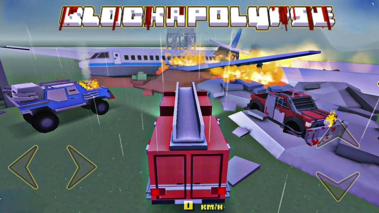 BLOCKAPOLYPSE Zombie Shooter: All Vehicles in Demolition Mode | Speed and Strenght Show Off