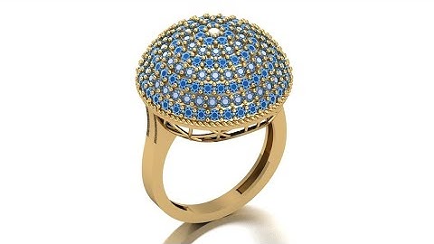 Making custom claster Ring 3D modeling// MATRIX 9//#tutorial  /24