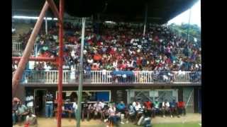 Seru Serevi and group performing live in Churchill Park in Lautoka Fiji with over 3000 people