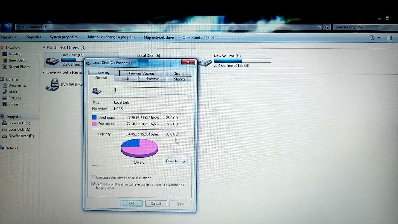 laptop-how-to-check-c-drive-properties-on-windows-7-youtube