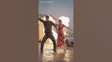 Fire Dance in Heavy Rain, Stormwind, Thunderstorm | Dancer Unleashed Through the Storm #dance