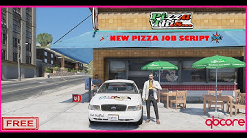 QBCore Pizza Job Script | Free Script | Fivem Tutorial 2023 | RX Development |