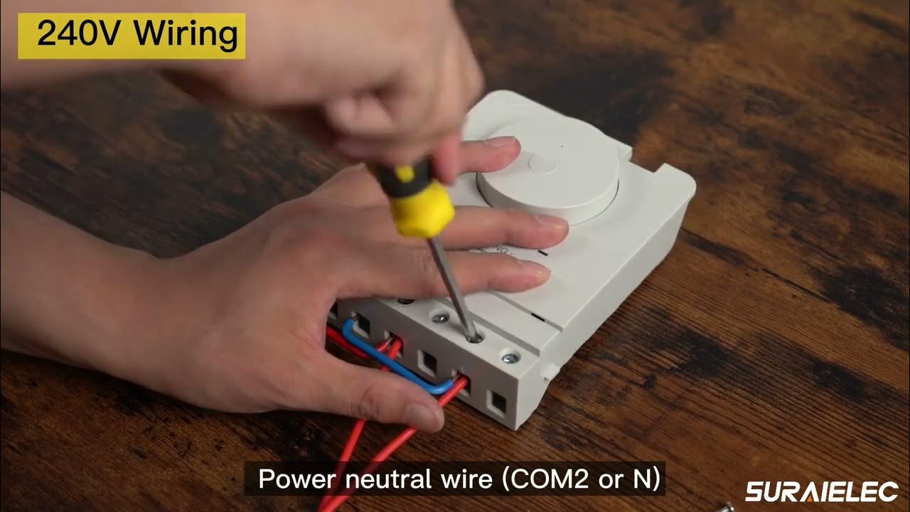 Suraielec WiFi Pool Timer Installation, Model UBTW01A / UBTW01B YouTube