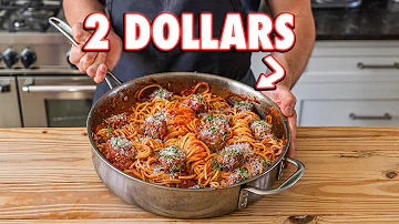 2 Dollar Spaghetti and Meatballs | But Cheaper