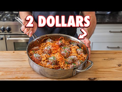 2 Dollar Spaghetti and Meatballs | But Cheaper