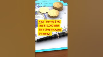 How I Turned $100 Into $10,000$ With This Simple Crypto Strategy! #bitcoin #crypto #strategy #shorts