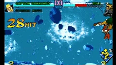 Marvel vs Capcom (PSone): Captain Commando Hyper Cancel Setups