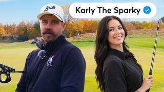 Golfing with TikTok's Most Famous Electrician | ft. Karly The Sparky