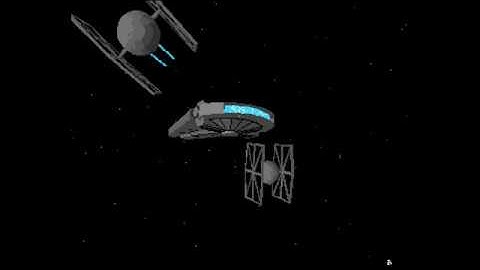 Star Wars Millennium Falcon by Tobias Richter - Commodore Amiga animation / demo