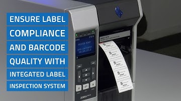 Ensure Label Compliance and Barcode Quality With Integrated Label Inspection System