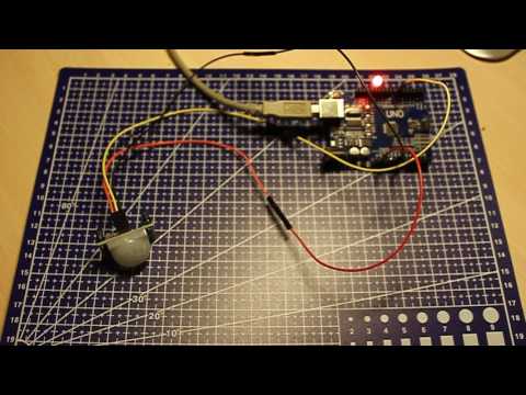 Датчик движения HC-SR501 и подключение его к плате Arduino UNO. Первый опыт.