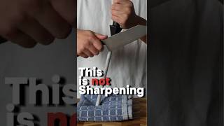 Sharpening Steel Doesn't Sharpen Your Knives. #knifesharpening #chefsnextdoor #knifeaccessories