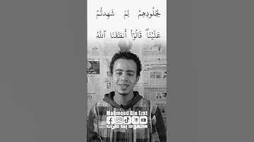 سورة فصلت ( 19 : 21 )