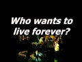 Queen - Who Wants To Live Forever - Karaoke