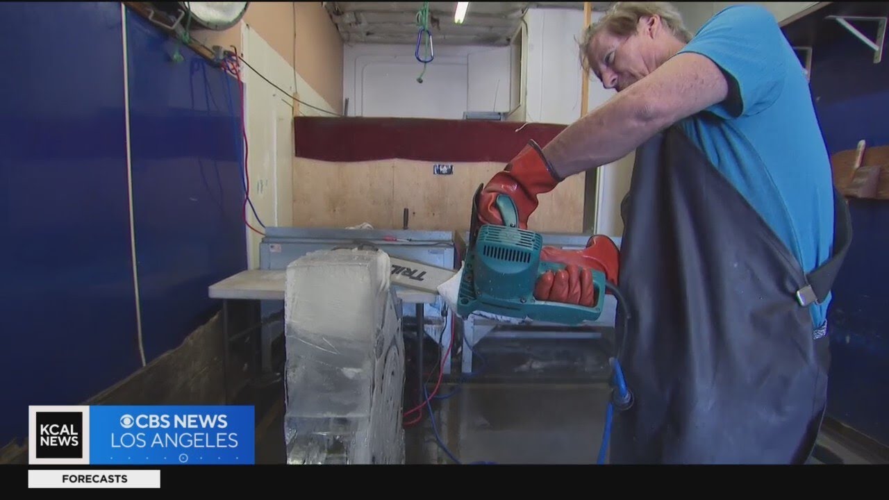 An ice sculptor shares the specialized skills used to make his creations